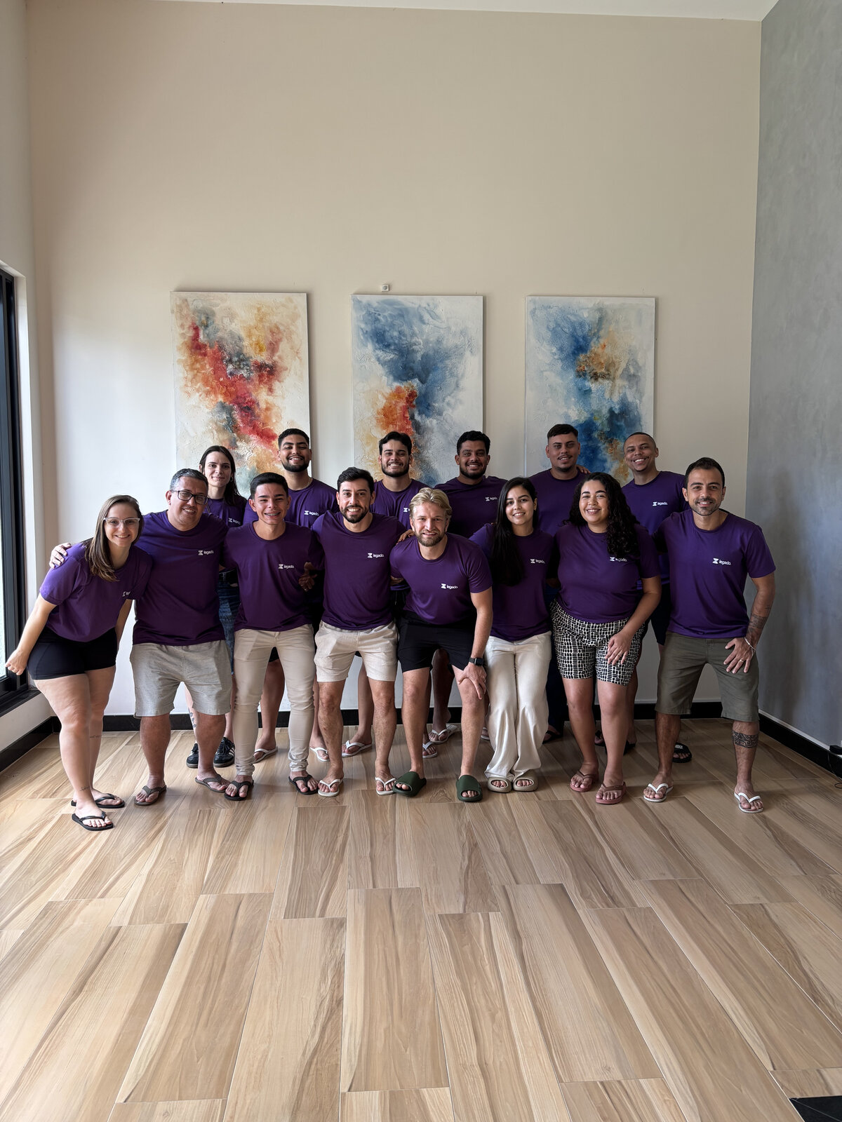 Time e fundadores da Legado Digital